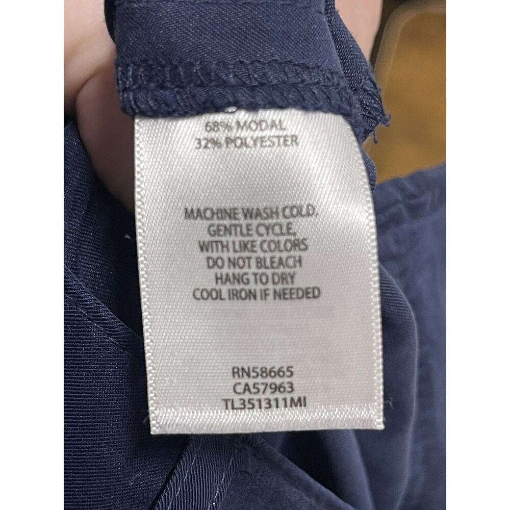 Leith Pants Soft Jogger Blue Size Medium Side Zipper - Picture 5 of 5